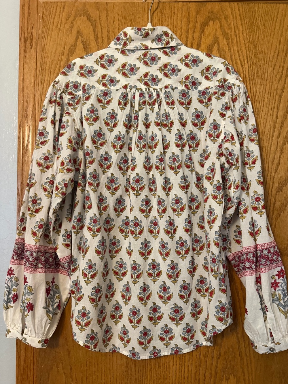 NWT Faherty Suki Blouse in Antique Bouquet. Small - Picture 5 of 11